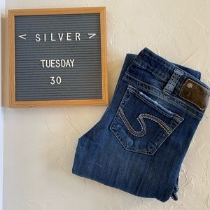 Silver “Tuesday” style Jeans